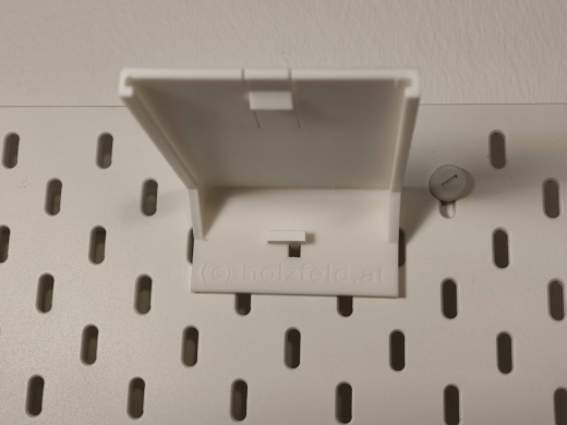 IKEA Skadis Glasbehälter Halterung mit schnappverschluss
