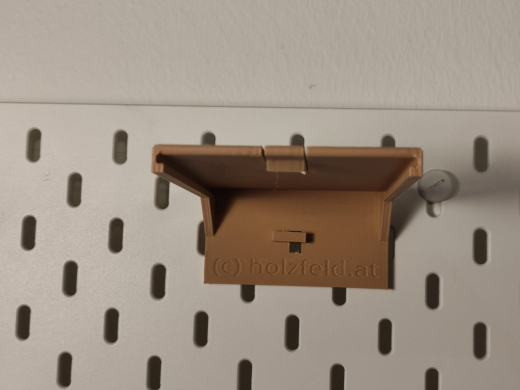 IKEA Skadis Glasbehälter Halterung mit schnappverschluss