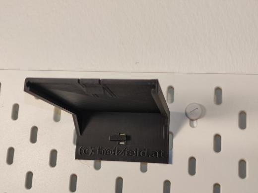 IKEA Skadis Glasbehälter Halterung mit schnappverschluss